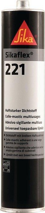 Sika Dichtstoff Sikaflex 221, 300 ml, weiÃŸ (0.42 kg, Weiss, 300 ml)