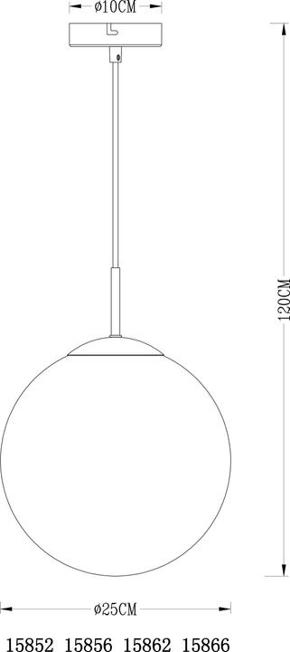 Image du produit Globo Lampe à suspendre Varus (E27)