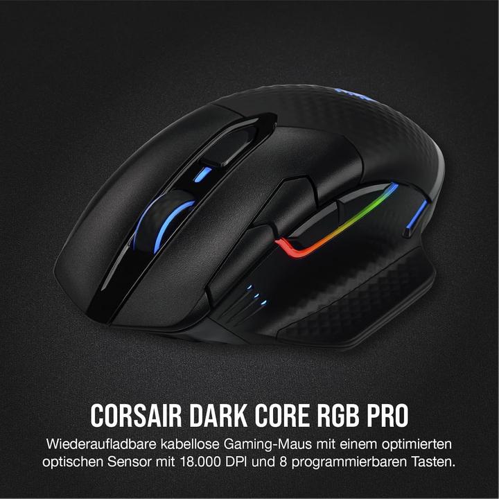 Actual product image Corsair Dark Core RGB Pro (Cable, Wireless)