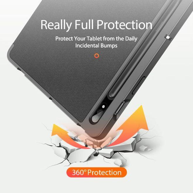 Productafbeelding Dux Ducis Etui Domo Samsung T870 / T875 Tab S7 11 / X700 / X706 Tab S8 zwart (Galaxy Tab S7, Galaxy Tab S8)
