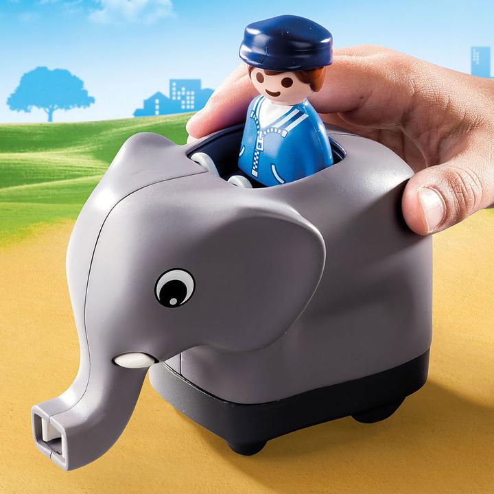 Produktbild Playmobil Mein Schiebetierzug (70405, Playmobil 1.2.3)