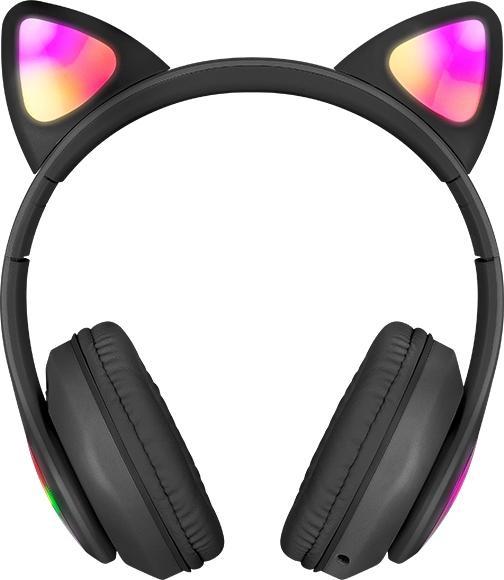 Actual product image Defender słuchawki Bluetooth Freemotion B585 Led czarny/black (63586) (21 h, Wireless)