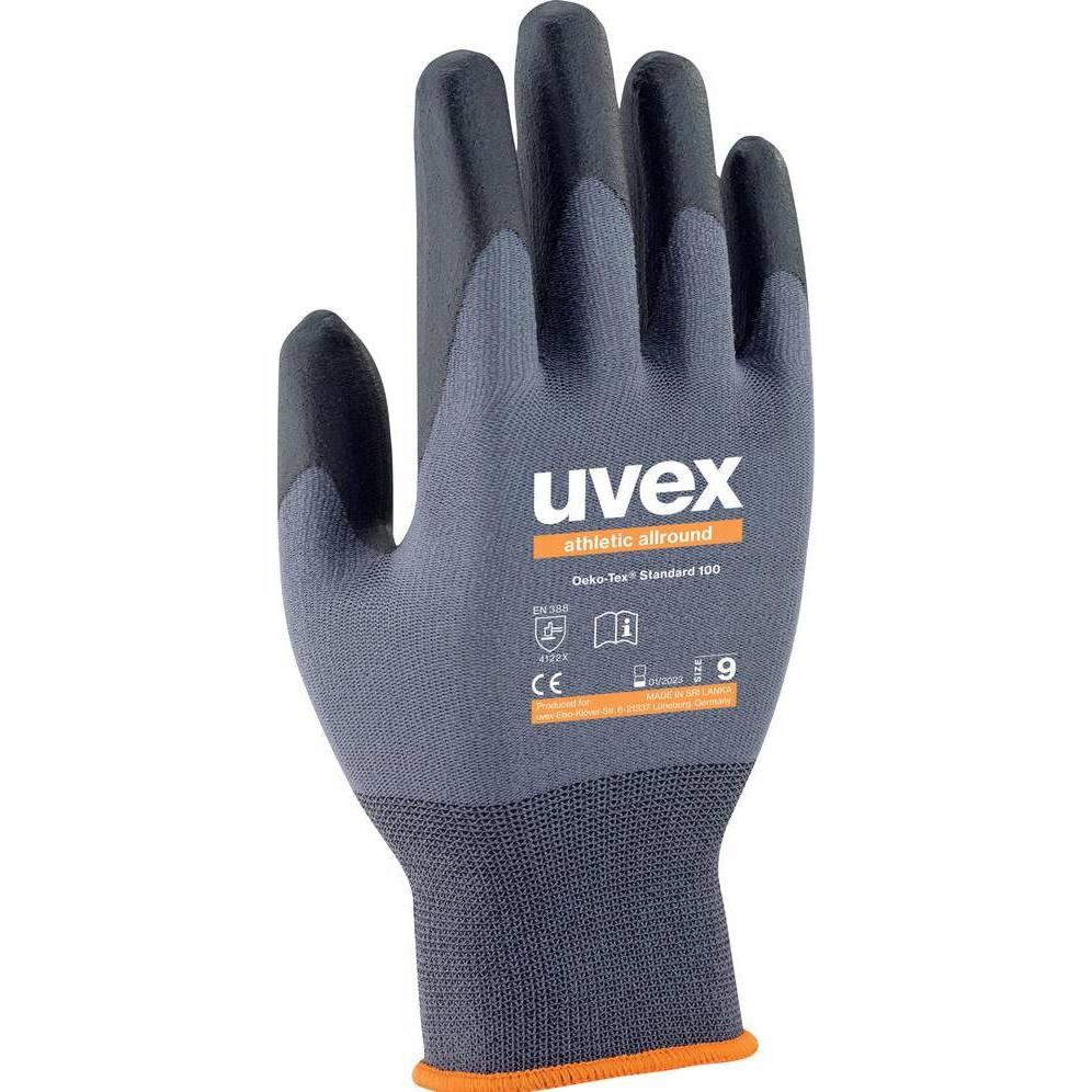 Uvex Safety, Schutzhandschuhe, 6038 6002808 Montagehandschuh Grösse (Handschuhe): 8 EN 388:2016 1 Paar (8)