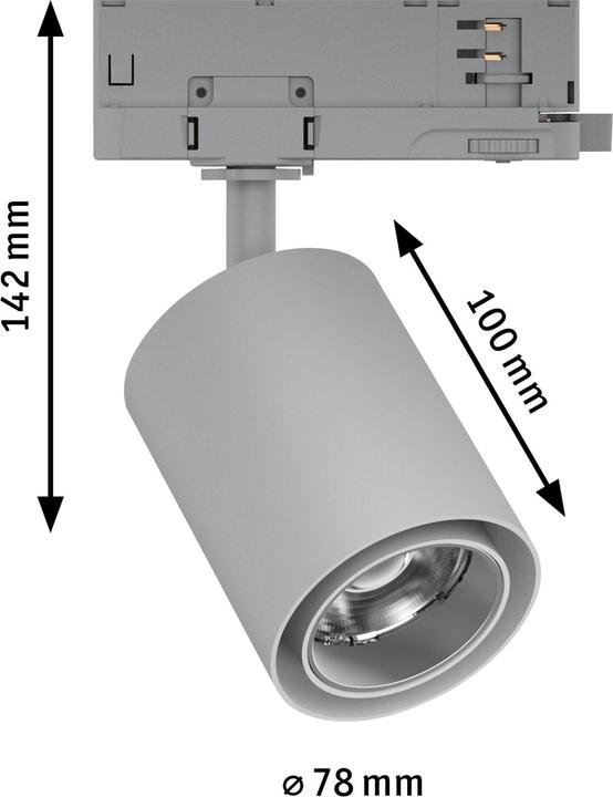 Actual product image Paulmann PAUL LED track spotlight (1400 lm)