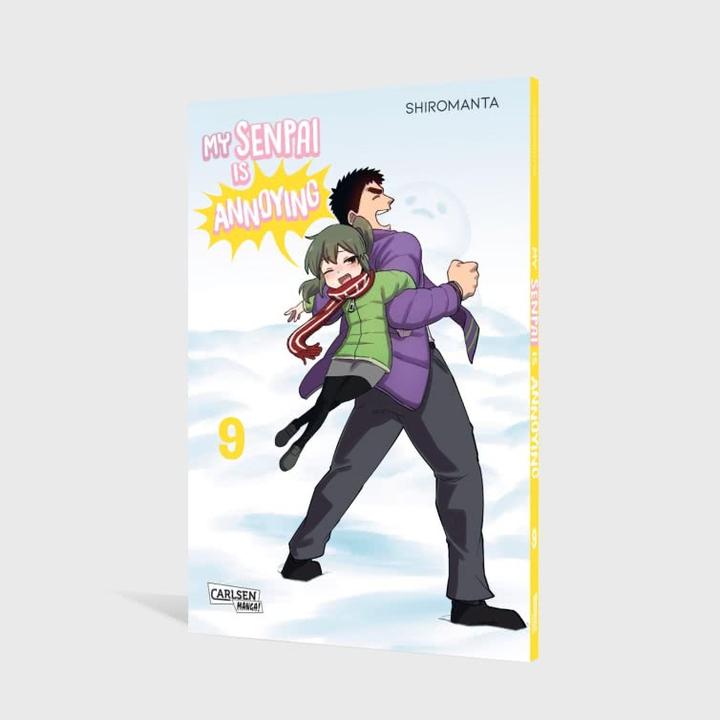 Actual product image My Senpai is Annoying 9 (German, Luise Steggewentz, Shiromanta, 2025)