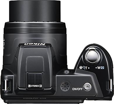 Immagine prodotto Nikon Coolpix L110, 12 Mpixel, zoom 15x, filmati HD, nero (12.39 Mpx, 1/2,3'')