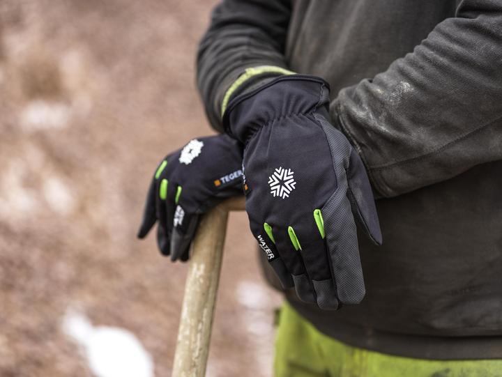 Actual product image Tegera Synthetic leather protective gloves, winter lined (10)