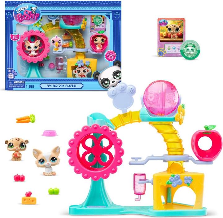 Actual product image Littlest Pet Shop LPS Fun Factory Playground Playset