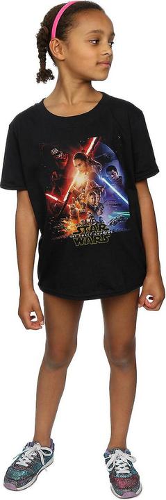 Produktbild Star Wars Girls Poster Cotton T-Shirt (140, 146)