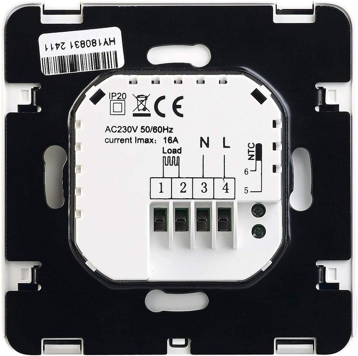 Actual product image Revolt Programmierbares Wandthermostat für Fussbodenheizungen