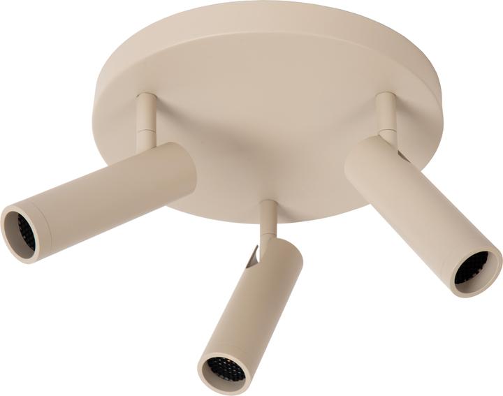 Produktbild Lucide GRADO GU10 (MR11) Deckenstrahler 3-fach Modern Taupe 22974/13/41 (GU10)