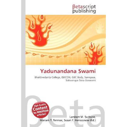 Yadunandana Swami, Sachbücher von Lambert M. Surhone, Miriam T. Timpledon, Susan F. Marseken