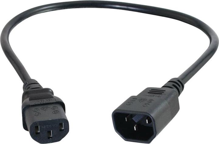 Actual product image C2G Computer Power Cord Extension (5 m, CEE 7/4, CEE 7/5)