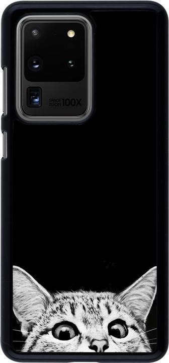 Actual product image PhoneLook Cover Cat Looking Up Black (Samsung Galaxy S20 Ultra)