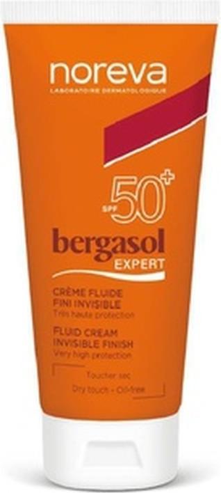 Noreva Bergasol Expert Fluid Cream Invisible Finish SPF50+ 50ml (Sonnencreme, SPF 50, 50 ml, 80 g)