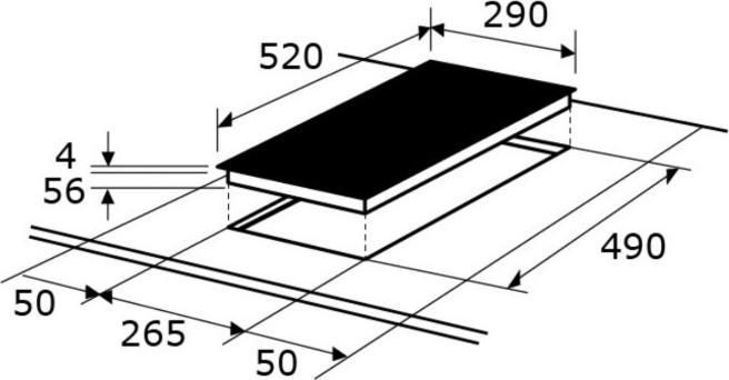 Actual product image Exquisit EKI300-B-380 (29 cm, Induction hob)