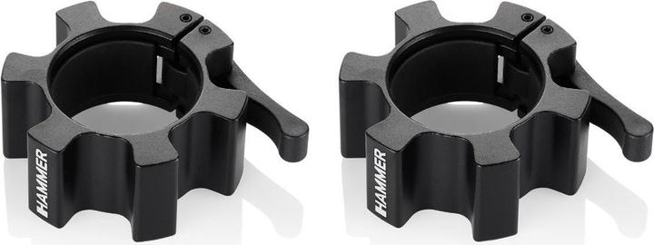 Hammer Fitness Schnellverschlüsse, Black Aluminium