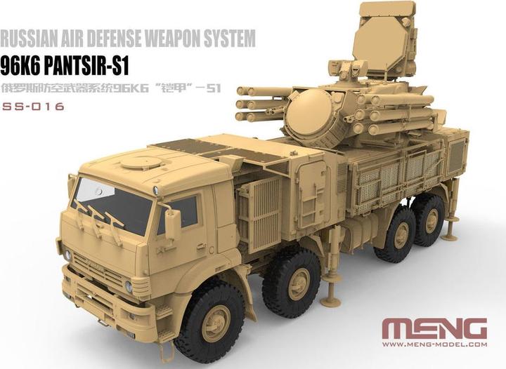 Actual product image Meng-Model Russian Air Defense Weapon System 96K6 Pantsir-S1
