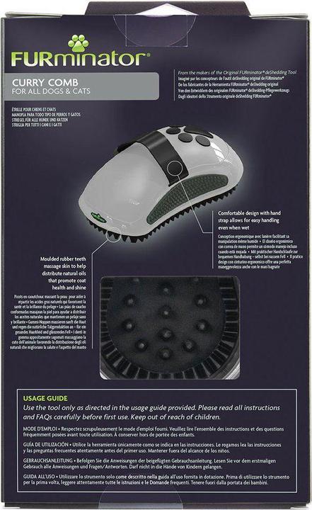 Actual product image FURminator Currycomb for dogs and cats (Dog, Cat)