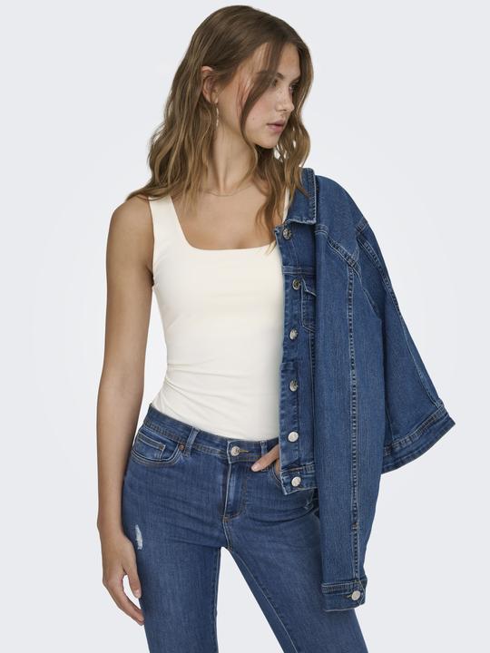 Actual product image Only Plain top without sleeves (XL)