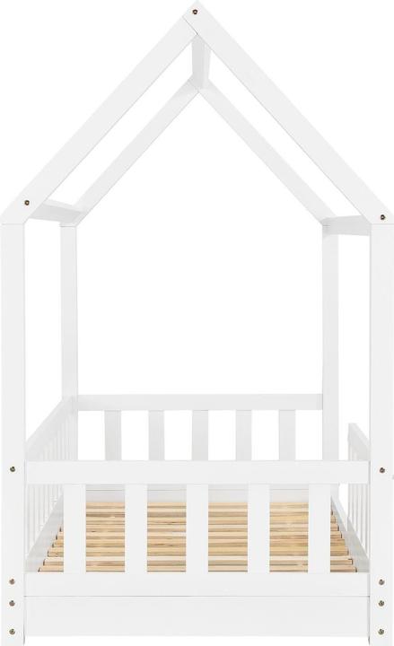 Image du produit Juskys Kinderbett 90x200cm Marli - Weiss (90 x 200 cm)