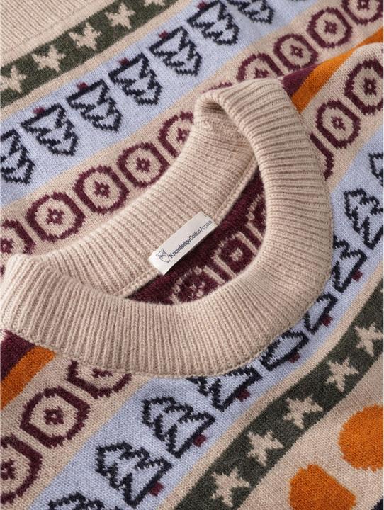 Produktbild KnowledgeCotton Apparel Striped Pattern Crew Neck Knit (M)