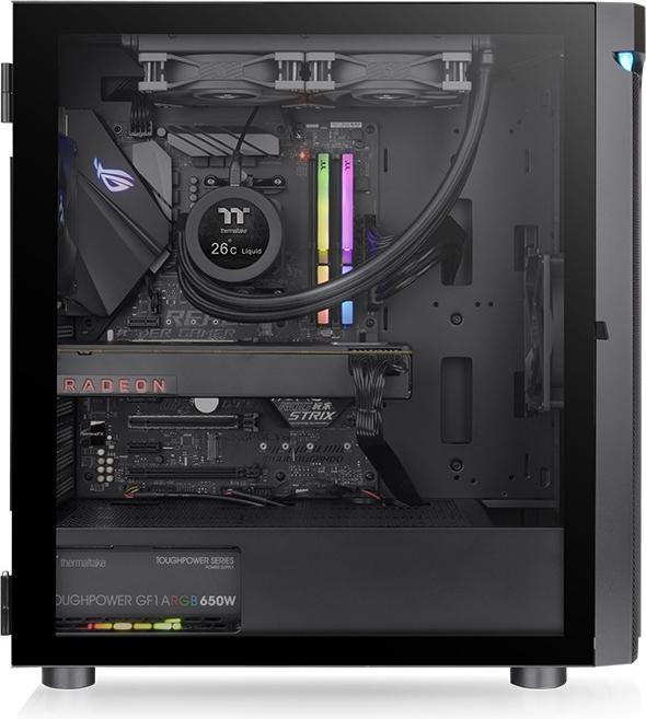 Immagine prodotto Thermaltake Tt H590 TG ARGB bk CA-1X4-00M1WN-00 (ATX, mATX, Mini-ITX)