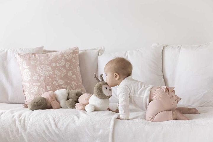 Image du produit Teddykompaniet Peluche mille-pattes rose 60 cm (60 cm)