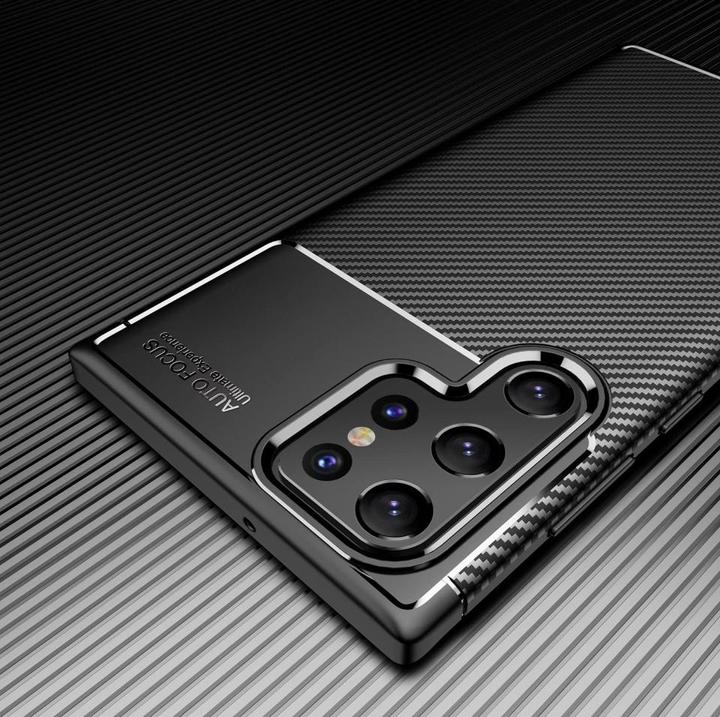 Produktbild Screenguard Carbon Design TPU Case (Samsung Galaxy S22 Ultra)