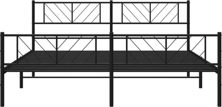 Produktbild vidaXL Metall Bettgestell (200 x 200 cm)