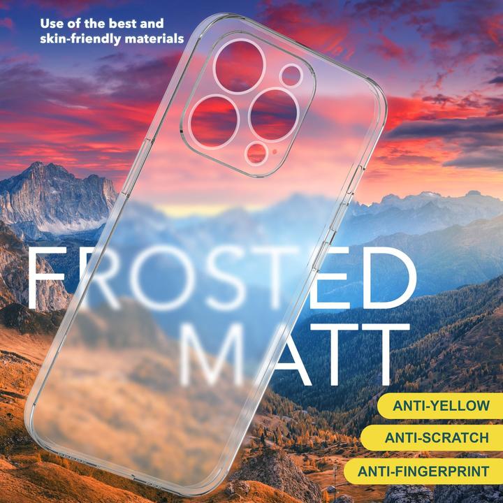 Actual product image Nalia Extremely Thin 0.3mm Matt Hardcase (Apple iPhone 15 Pro)