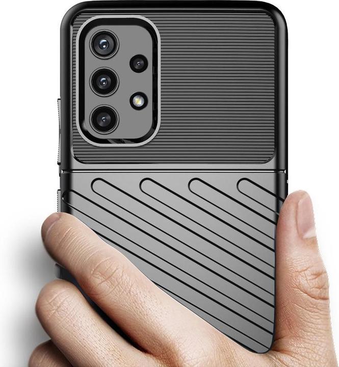 Produktbild Hurtel Thunder Case Flexibel Robuste Panzer Handyhülle TPU Schutzhülle für Samsung Galaxy A32 5G blau (Samsung Galaxy A32 5G)