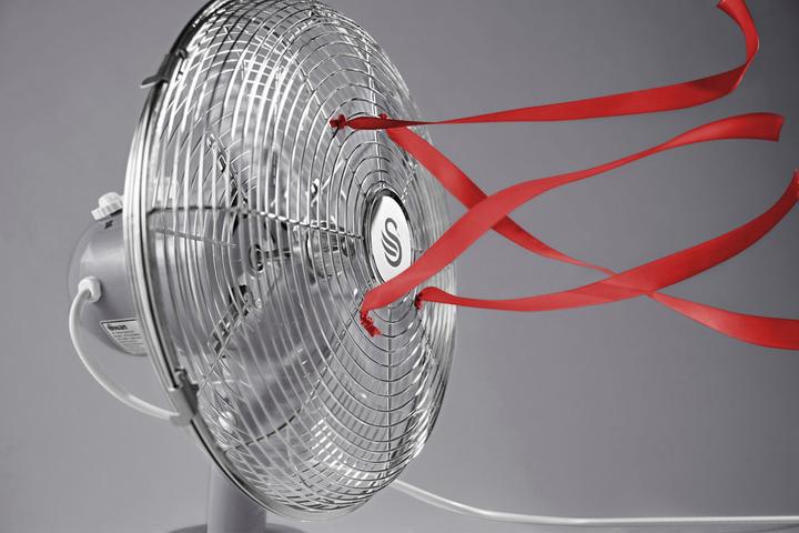 Actual product image Swan Retro SFA12620GRN Ventilator Grey