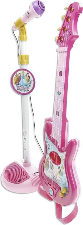 Actual product image Disney Princess Children's Guitar Microphone Pink Disney Princesses (English, French, Portuguese, Spanish)