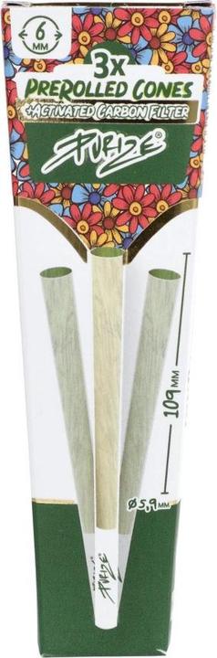 Actual product image Purize Pre-Rolled Cones XTRA Slim 3 pieces
