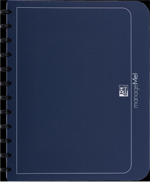 Produktbild Elba vario-zipp Ringmappe manageMe!, DIN A4, dunkelblau Ringdurchmesser: 21 mm, Ringfarbe: silber-metalli (A4, 1 x)