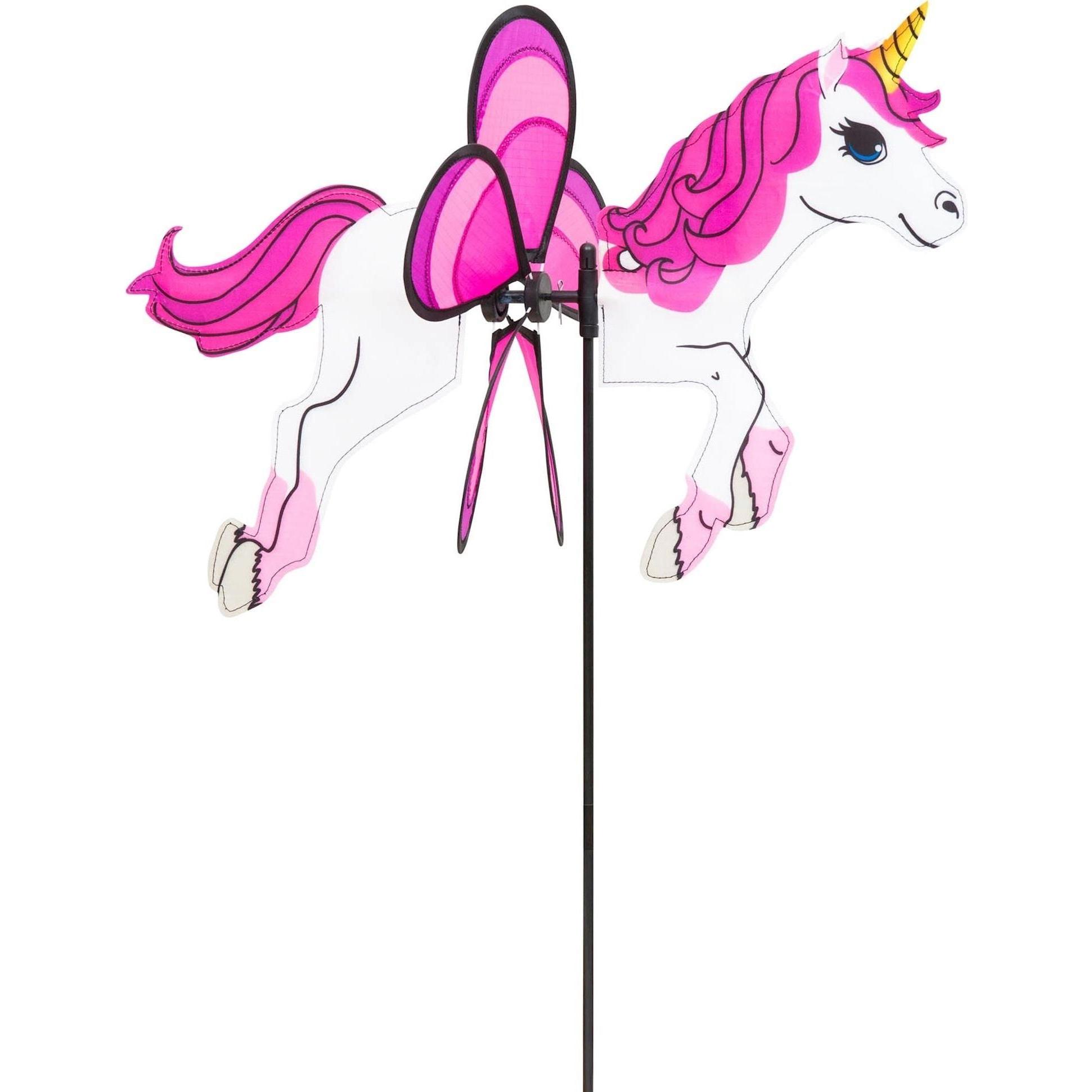 Invento, Aussendekoration, Windspiel Spin Critter Unicorn