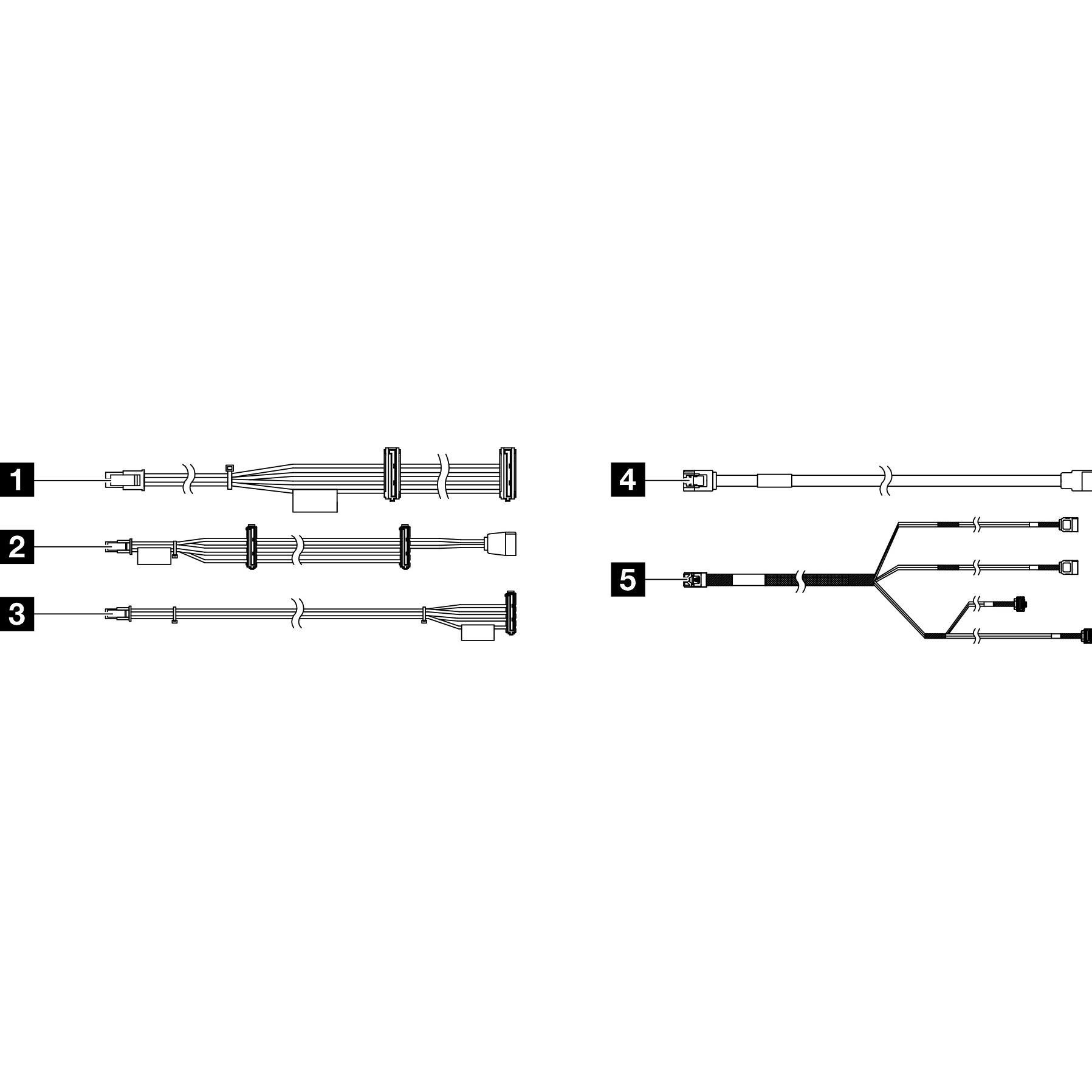 Lenovo HINKSYSTEM ST50 V3/ST45 V3, Server Zubehör, Schwarz