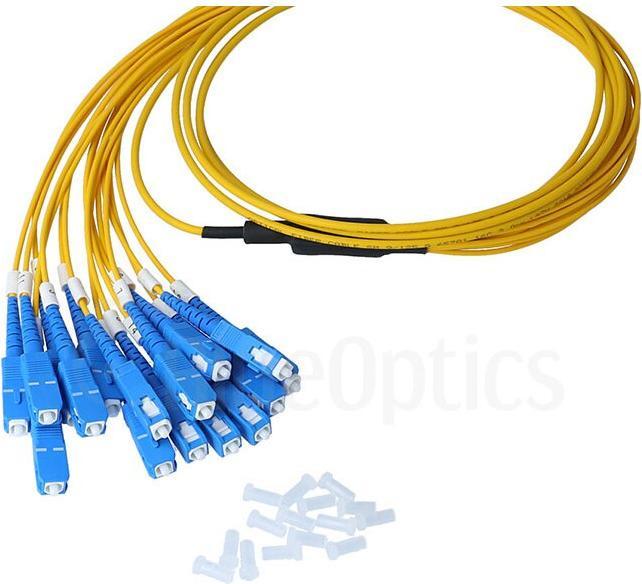 Produktbild BlueOptics LWL MTP/8xSC Duplex Breakout Kabel G.657.A1 Singlemode 3 Meter (3 m)