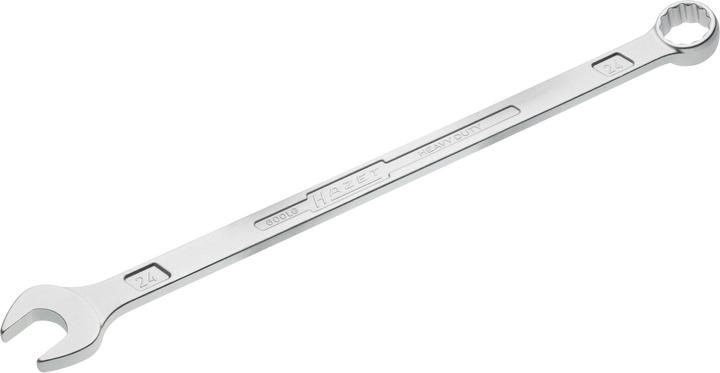Produktbild HAZET Ring-Maulschlüssel ∙ extra lang ∙ schlanke Bauform 600LG-24 ∙ Aussen Doppel-Sechskant-Traction… (24 mm)