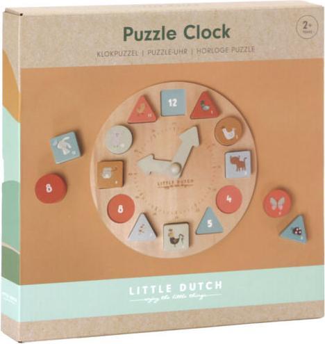 Produktbild Little Dutch Puzzle Uhr FSC