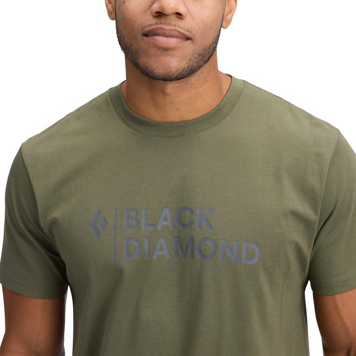 Actual product image Black Diamond M Mini Stacked Ss Tee (S)
