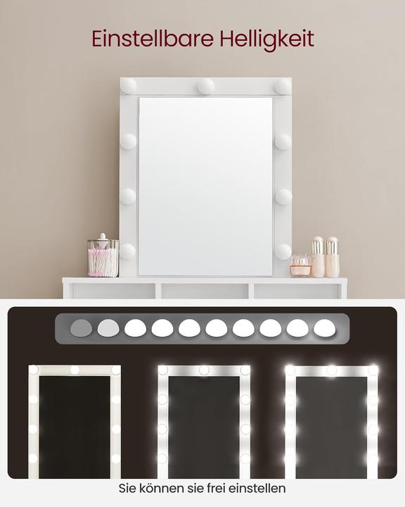 Image du produit Songmics Coiffeuse (80 x 40 x 145 cm)