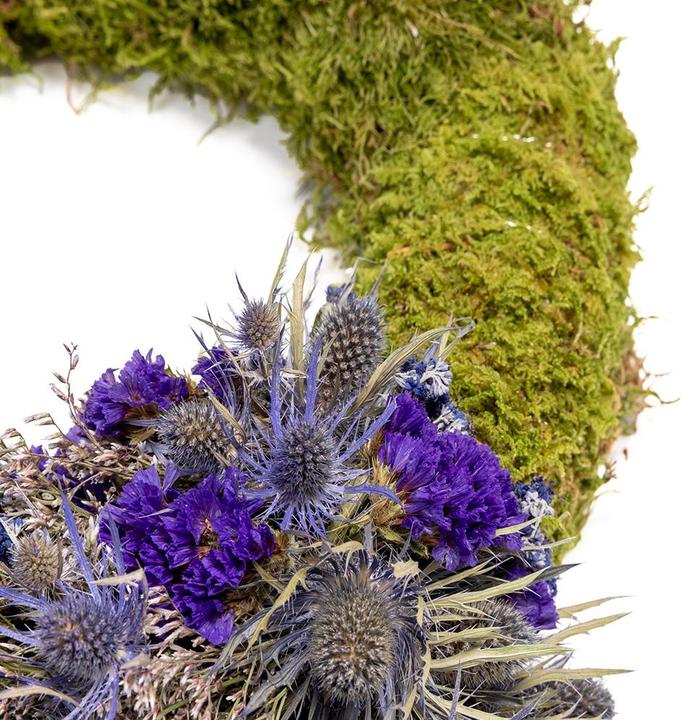 Image du produit VEG and the City Adventskranz mit Disteln - Kerzen Flieder (25 cm)