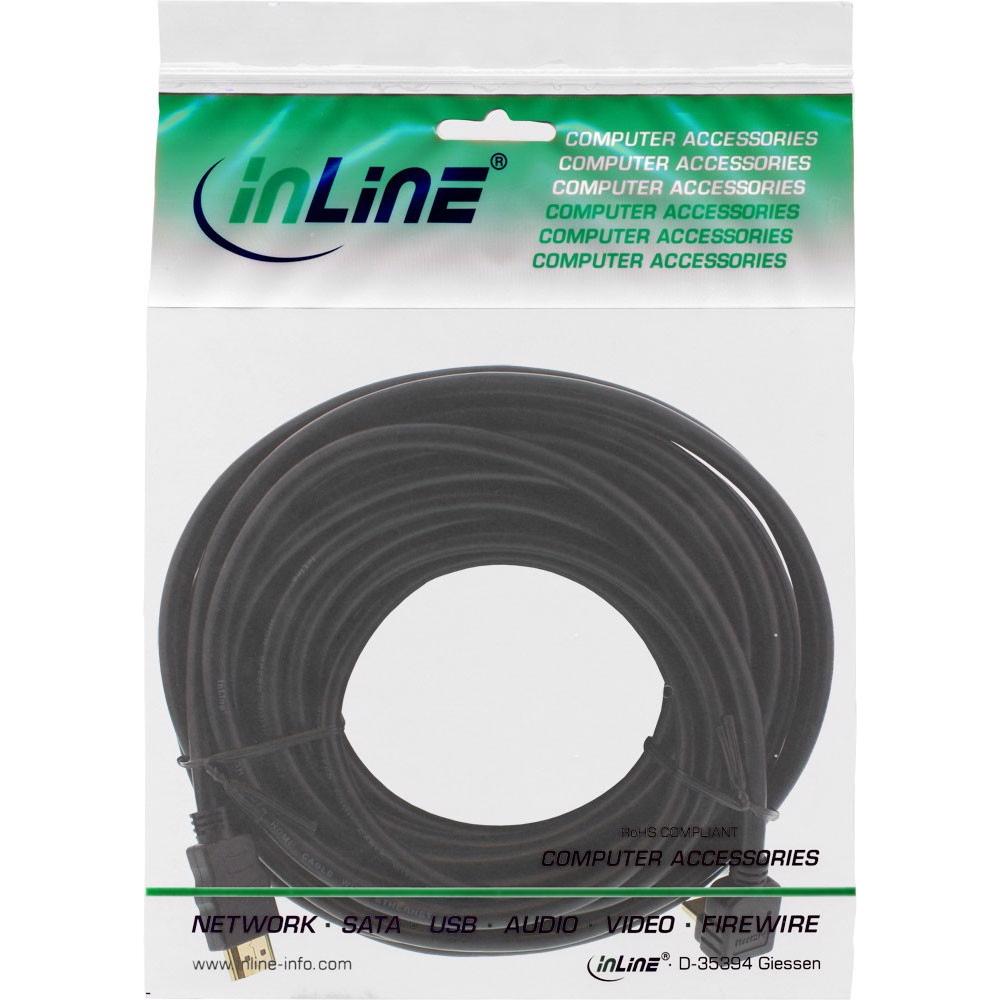 Thumbnail - InLine HDMI (Typ A) — HDMI (Typ A) (10 m, HDMI), Video Kabel