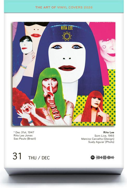 Seltmann The Art of Vinyl Covers 2026 (11.5 x 16 cm)