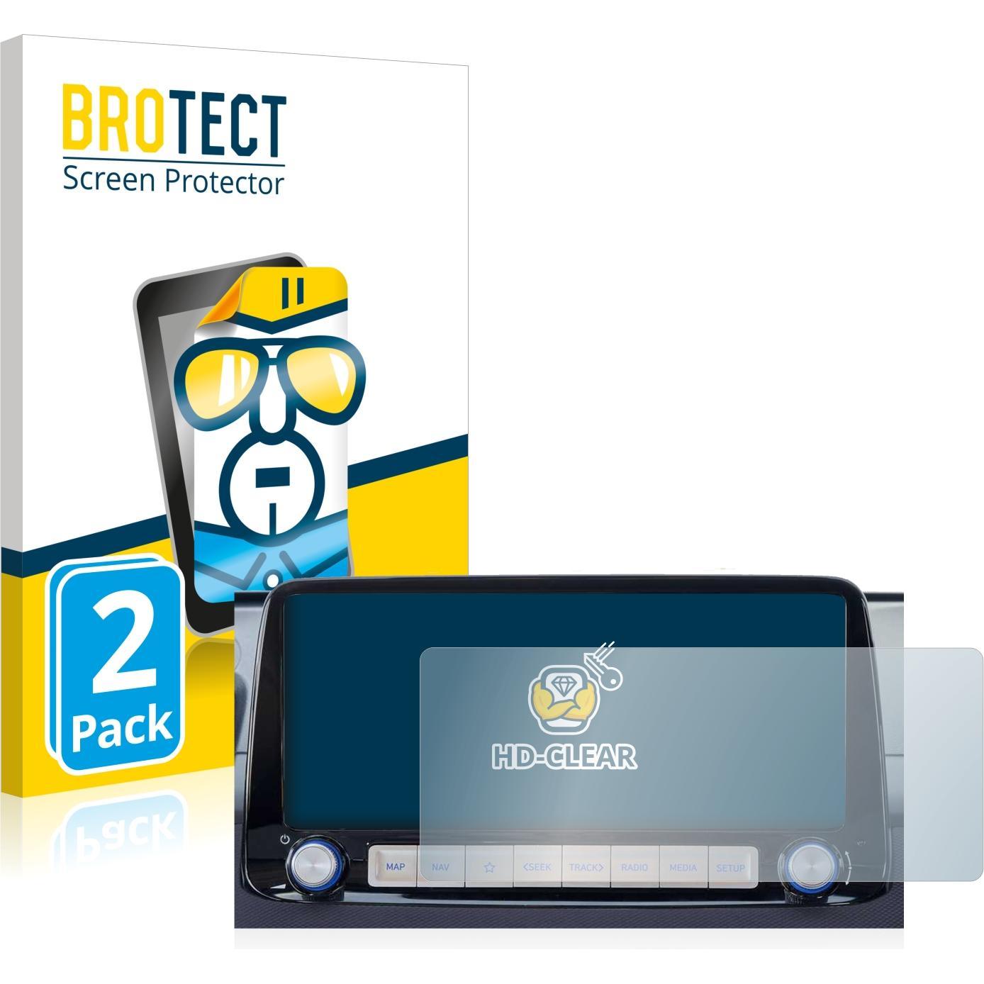 BROTECT, Fahrzeug Navigation Zubehör, Schutzfolie Displayschutz Klar