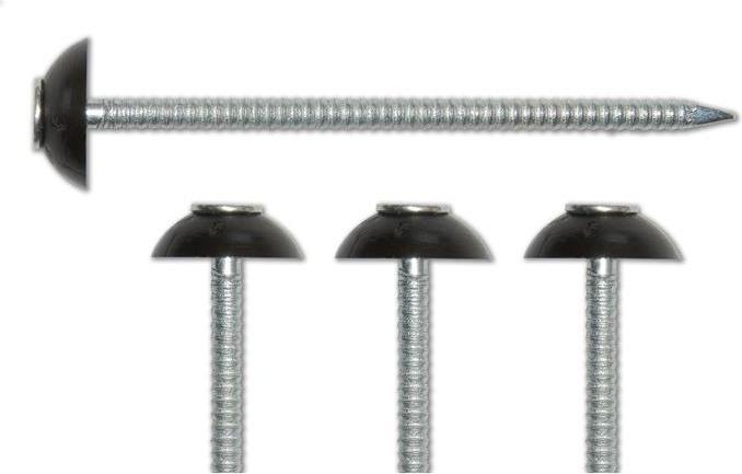 Productafbeelding Gutta Super-S Spijker voor bitumen golfplaten zwart 2,8 x 70 mm Verpakking = 200 stuks (200 Stuk, 70 mm)