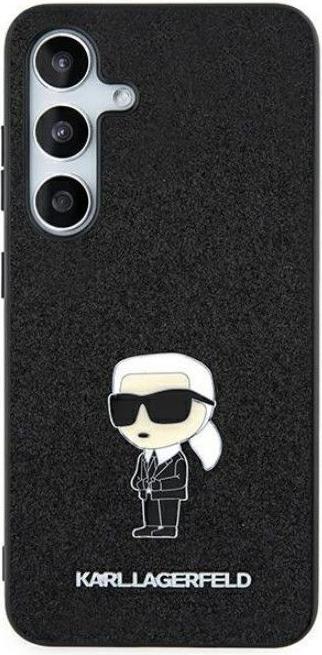 Produktbild Karl Lagerfeld KLHCSA35GKNPSK A35 A356 czarny/black hardcase Fixed Glitter Ikonik Logo Metal Pin (Samsung Galaxy A35)