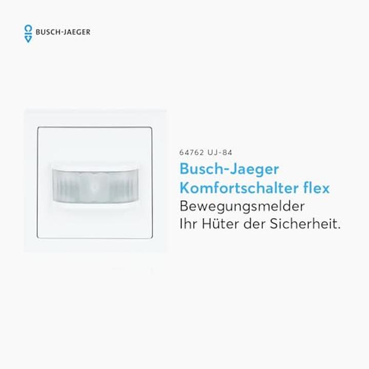 Actual product image Busch-Jaeger Busch-Jäger 64762 UJ-84 BW 180 flex, set, comfort 64762 UJ-84 (12 m)
